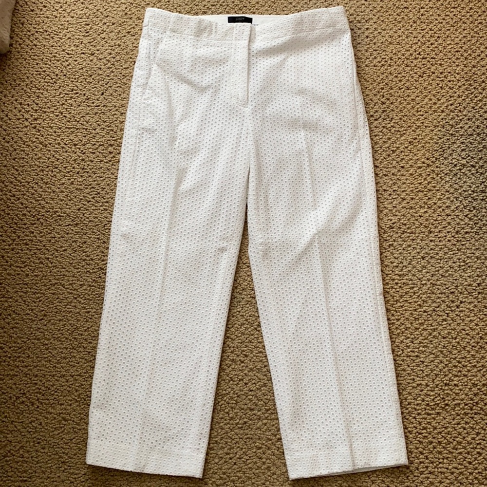 JCrew White slacks